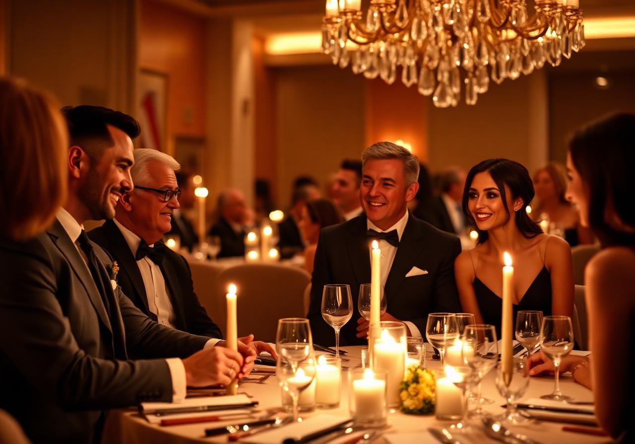Networking beim Dinner